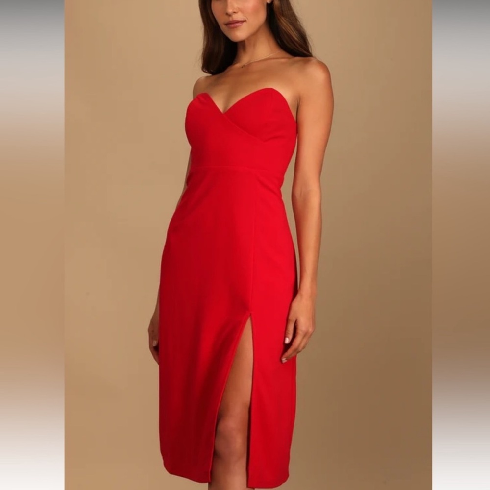 Lulus strapless dress